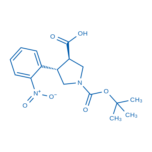 Boc-(±)-trans-4-(2-nitrophenyl)-pyrrolidine-3-carboxylic ac