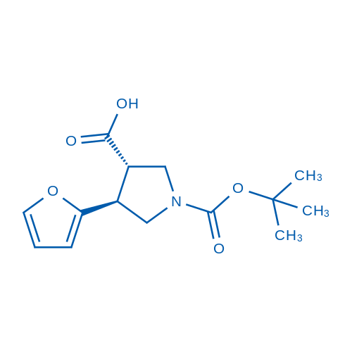 Boc-(±)-trans-4-(2-furanyl)-pyrrolidine-3-carboxylic acid